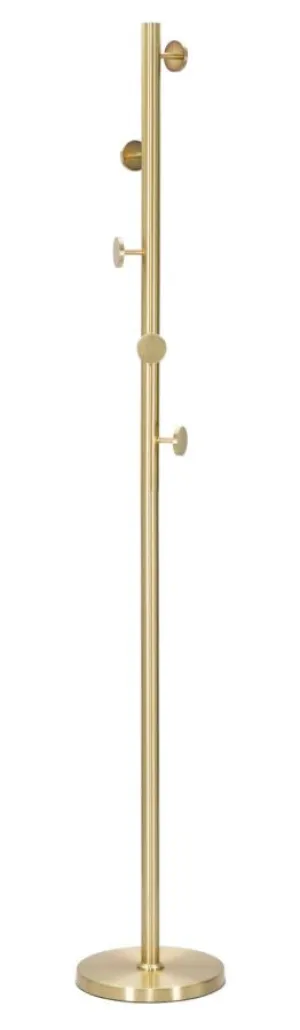 Golden Metal Coat Rack