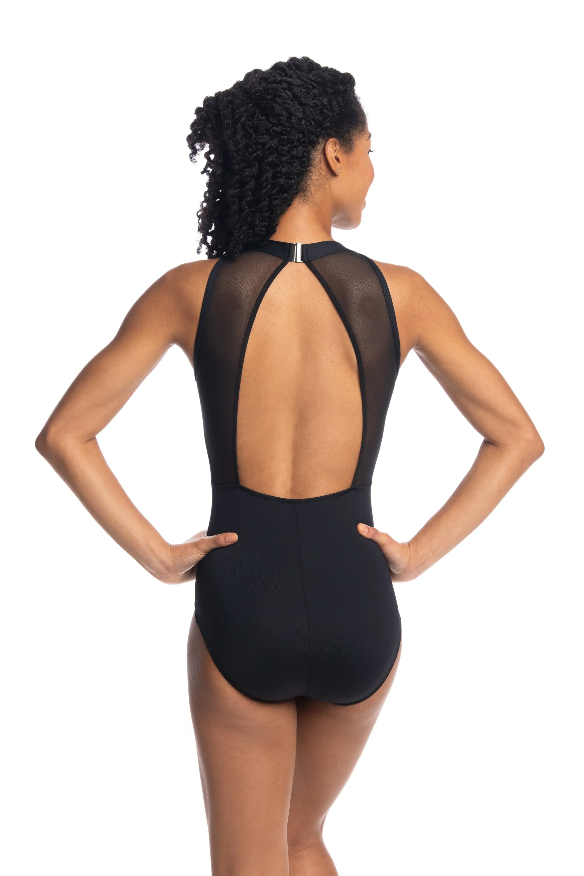 1091ME Vera Leotard with Mesh