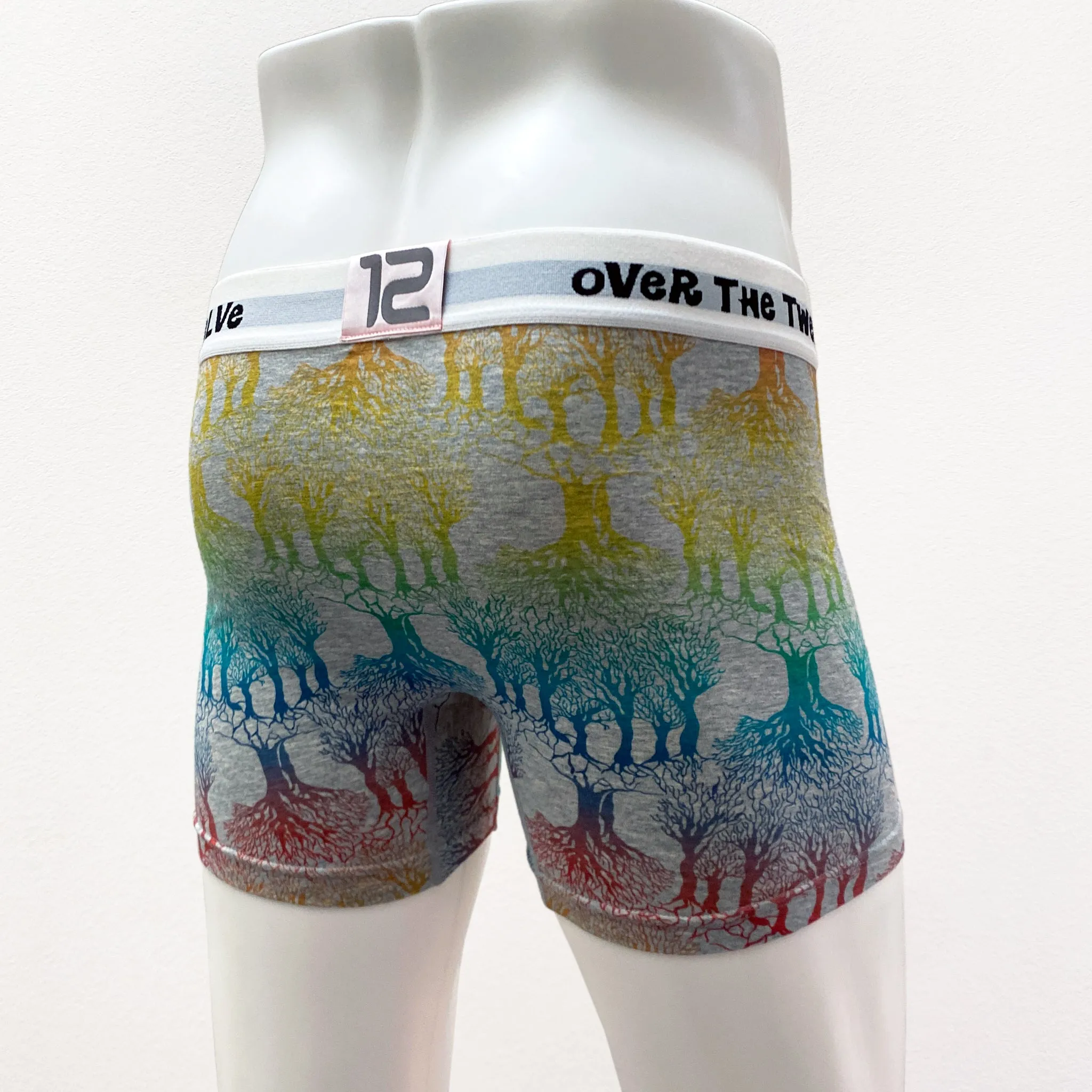 16-09 CY TREE Colored cotton spandex Inkjet print BOXER