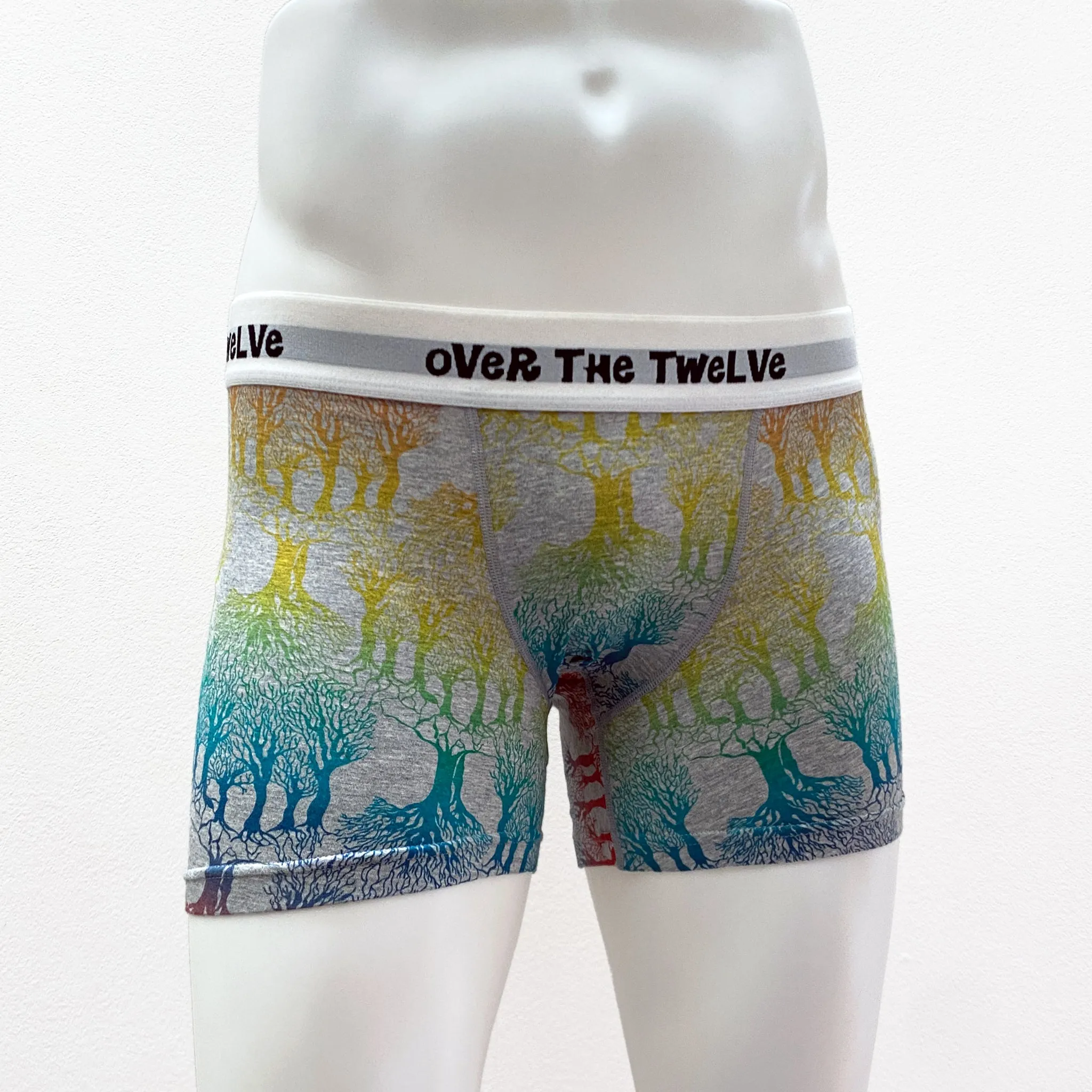 16-09 CY TREE Colored cotton spandex Inkjet print BOXER