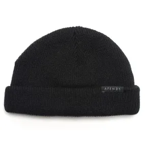 Afends Mens Blackness - Warfie Beanie