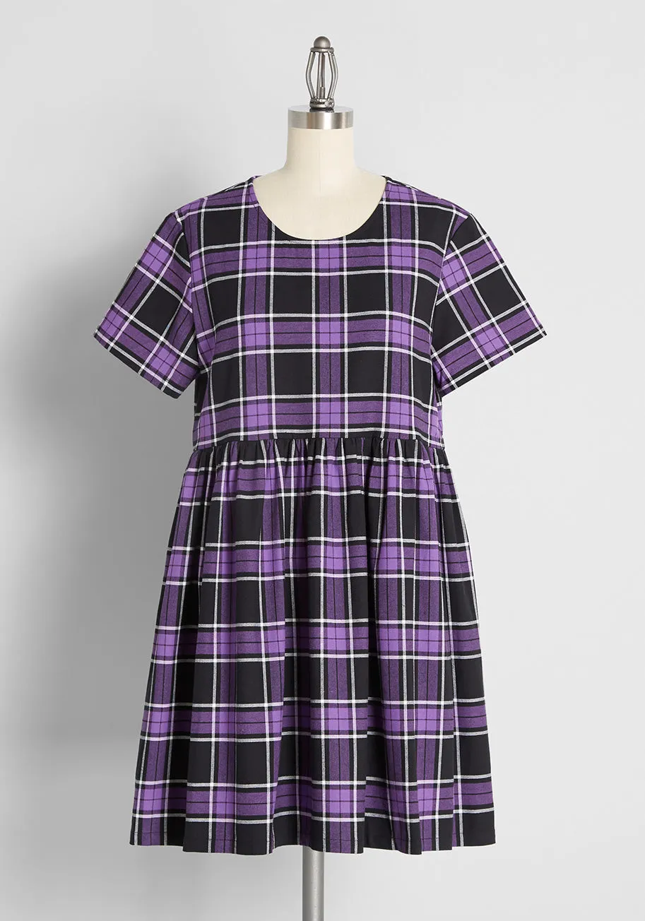 After-School Club Babydoll Dress