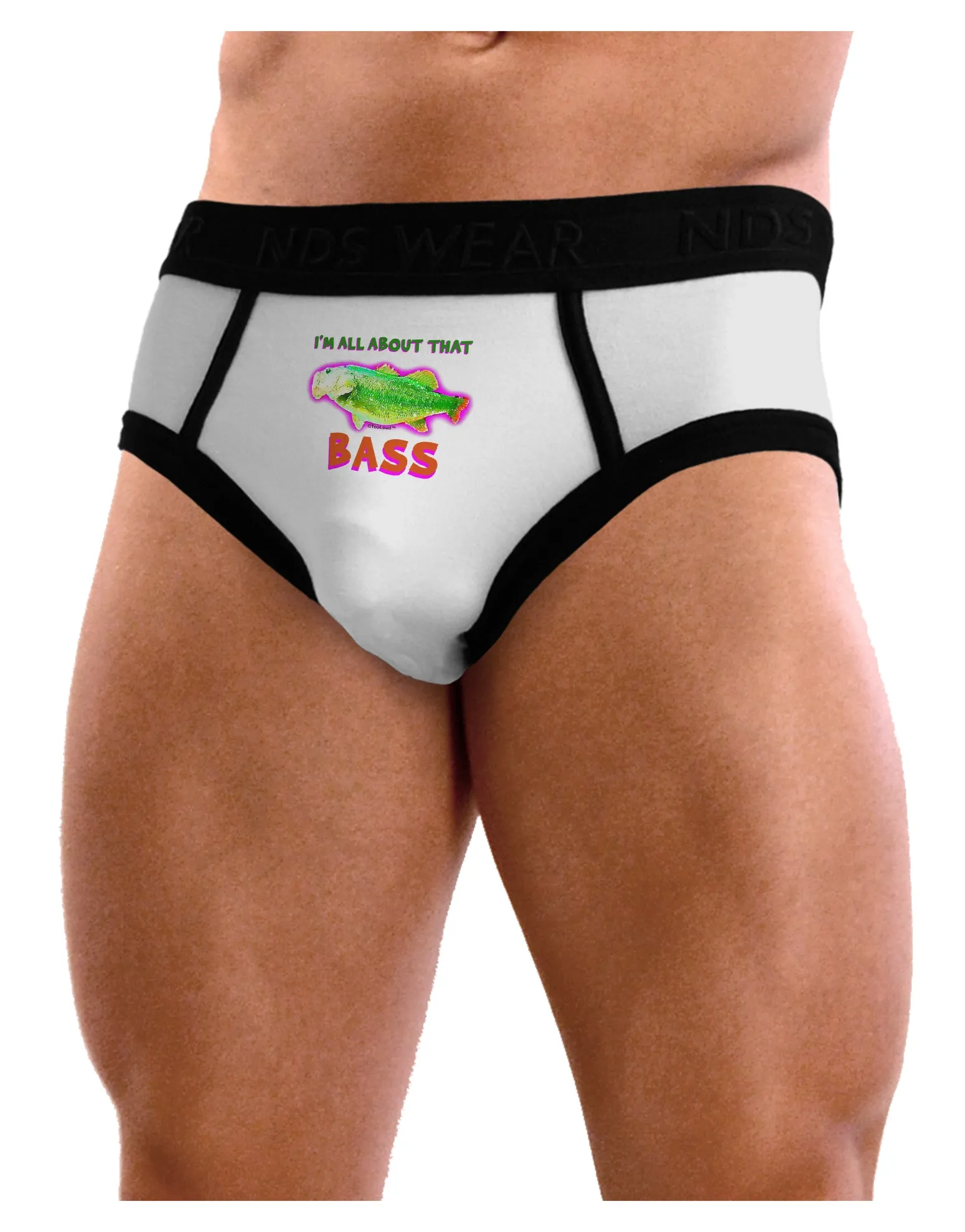 All About That Bass Fish Watercolor Mens NDS Wear Briefs Underwear