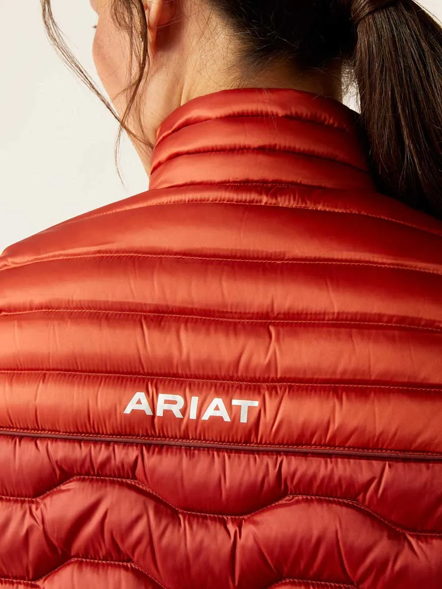 ARIAT Ideal Down Gilet - Womens - Iridescent Red Ochre