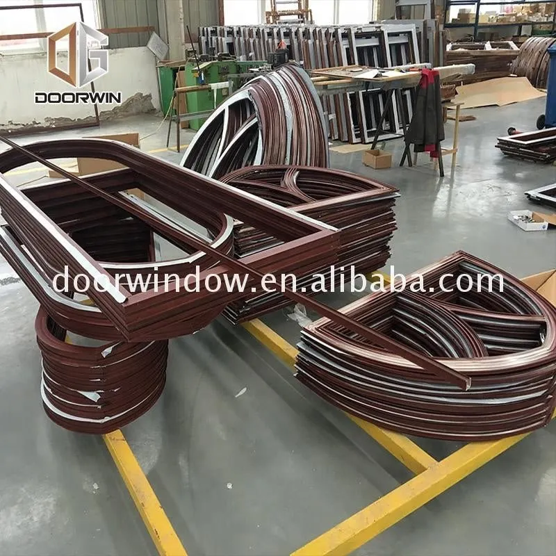 AS2208 standard glass bathroom window wood double glazed tempered obscure awning window by Doorwin on Alibaba