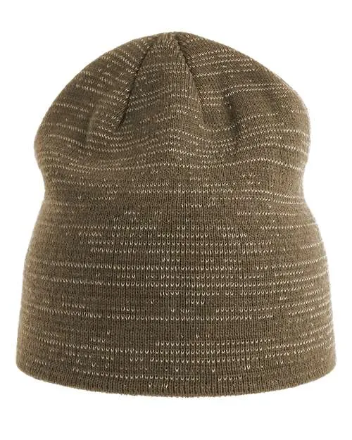 Atlantis Headwear Sustainable Reflective Beanie SHINE