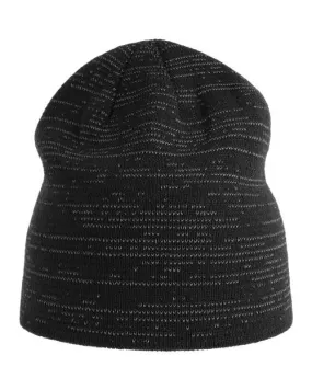 Atlantis Headwear Sustainable Reflective Beanie SHINE