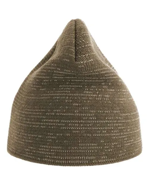 Atlantis Headwear Sustainable Reflective Beanie SHINE