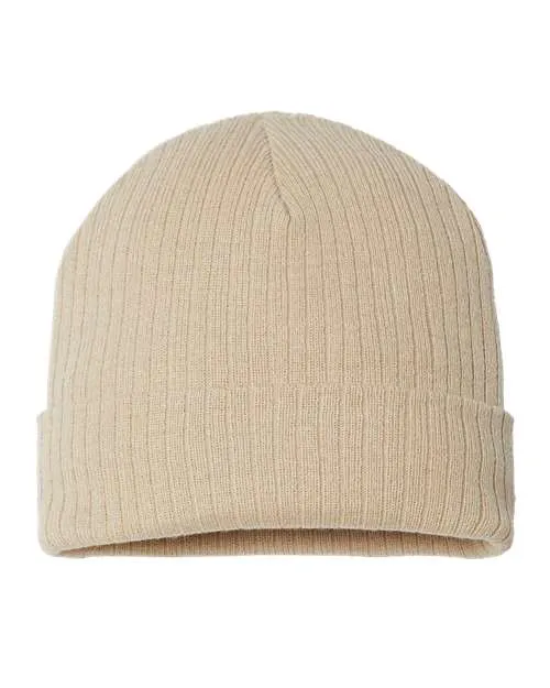 Atlantis Headwear Sustainable Rib Cuffed Beanie RIO