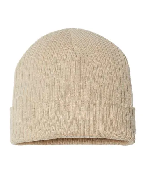 Atlantis Headwear Sustainable Rib Cuffed Beanie RIO