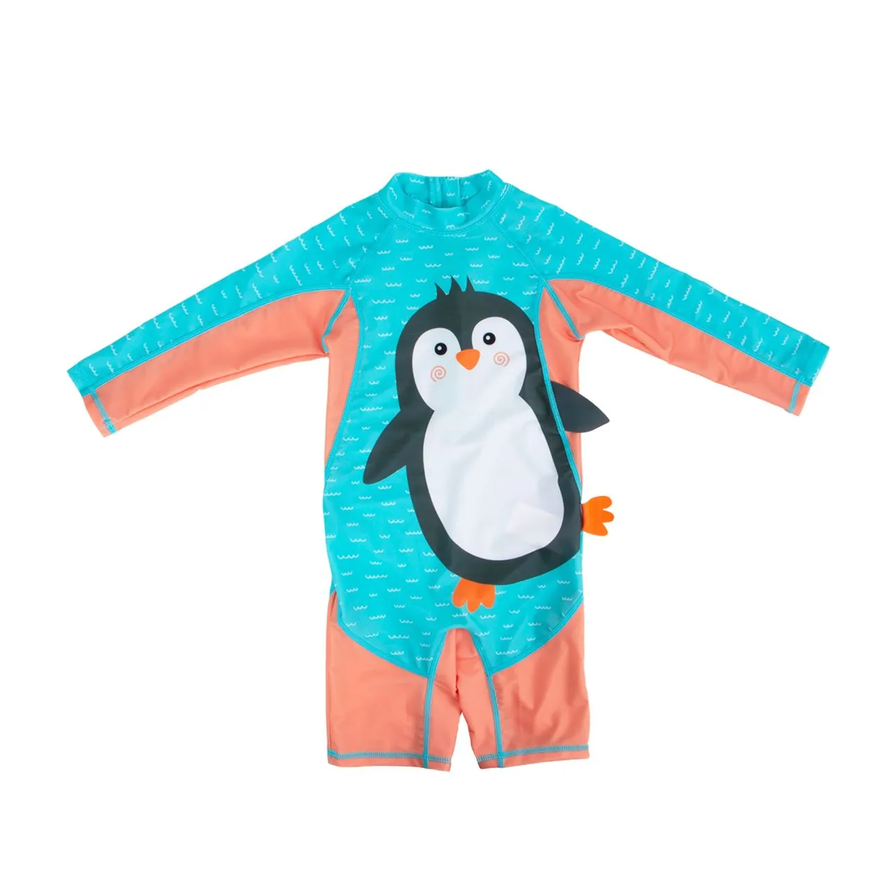 Baby/Toddler Rashguard One Piece Swimsuit - Penguin