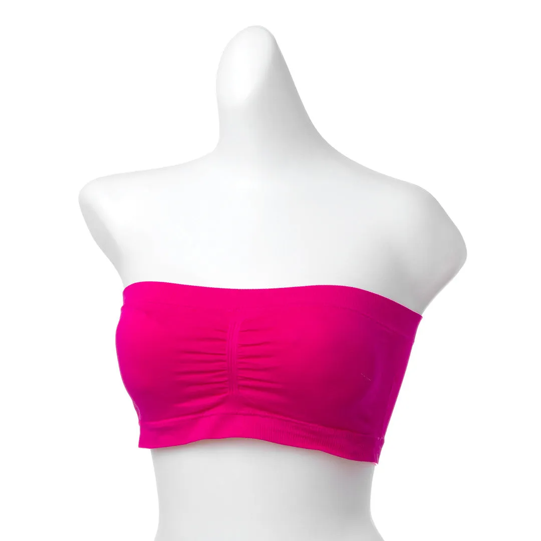 Bandeau Bra - Fuchsia