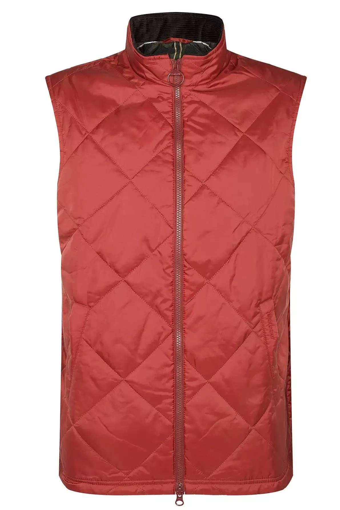 Barbour Gilet Finn Mens in Dark Red MGI0055RE51