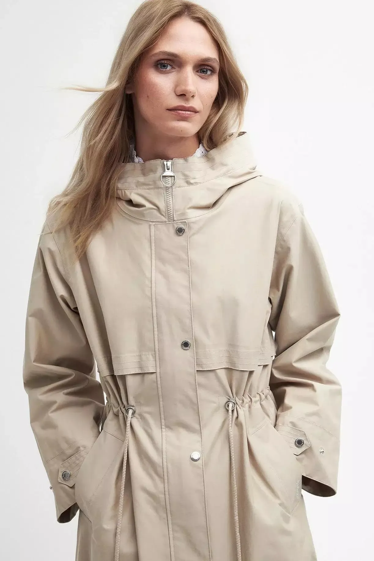 Barbour Lavender waterproof Jacket in light Sand LWB0891SN11