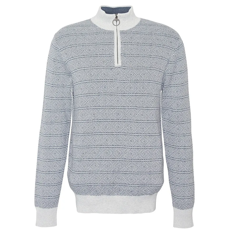 Barbour Mitford Half-Zip Jumper Whisper White