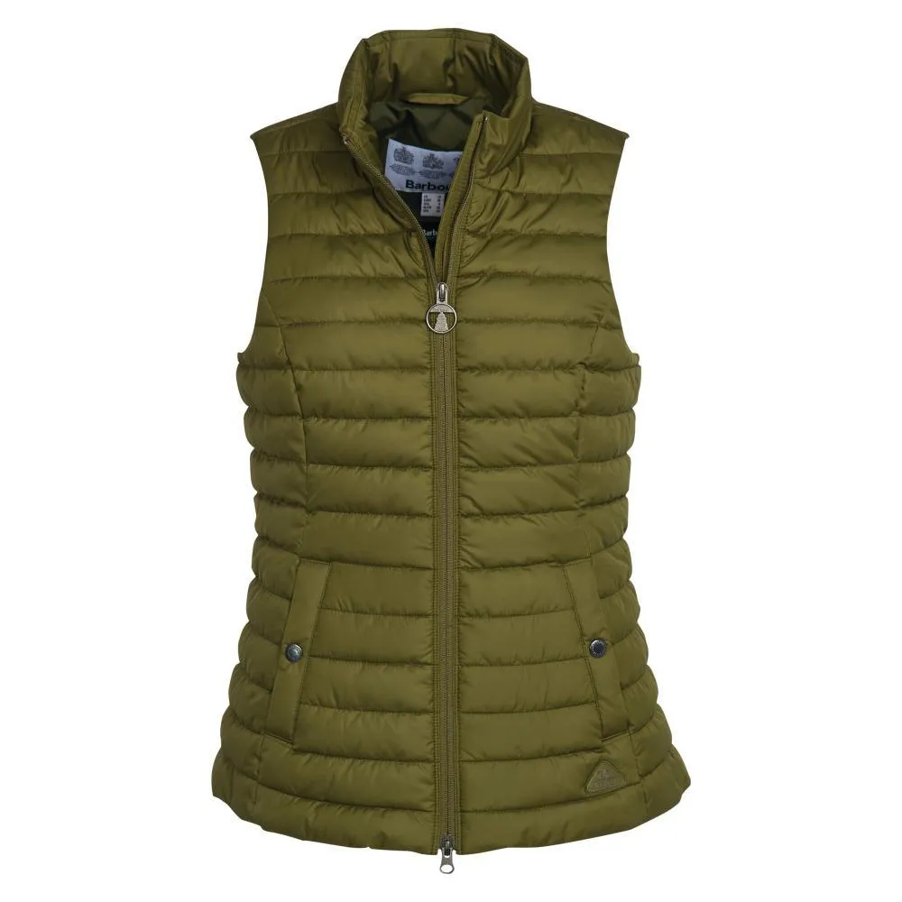 Barbour Morwick Ladies Quilted Gilet - Dark Moss