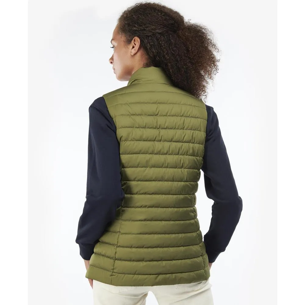 Barbour Morwick Ladies Quilted Gilet - Dark Moss