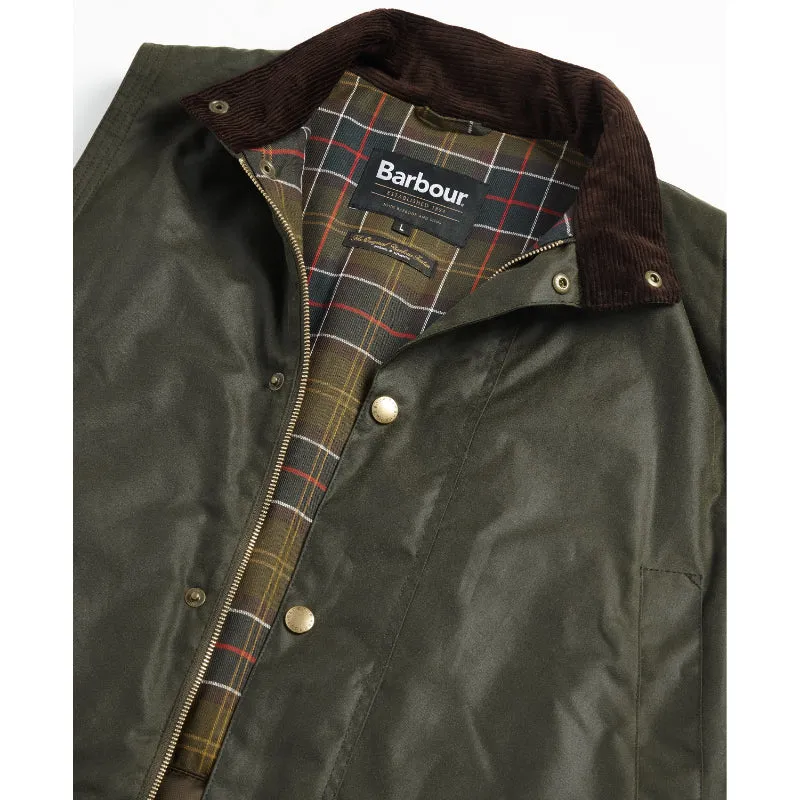 Barbour Westmorland Mens Wax Waistcoat - Archive Olive