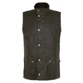 Barbour Westmorland Mens Wax Waistcoat - Archive Olive