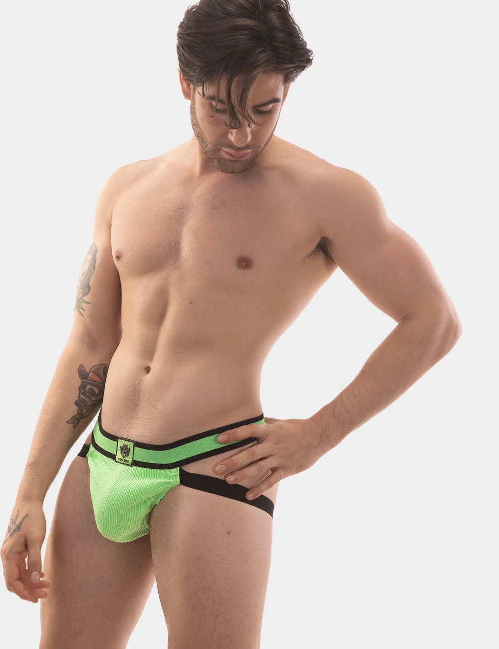 Barcode Berlin Jock Yeni Jockstrap Neon Green