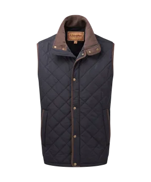 Barrowden Quilt Gilet - Midnight