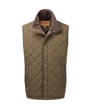 Barrowden Quilt Gilet - Olive