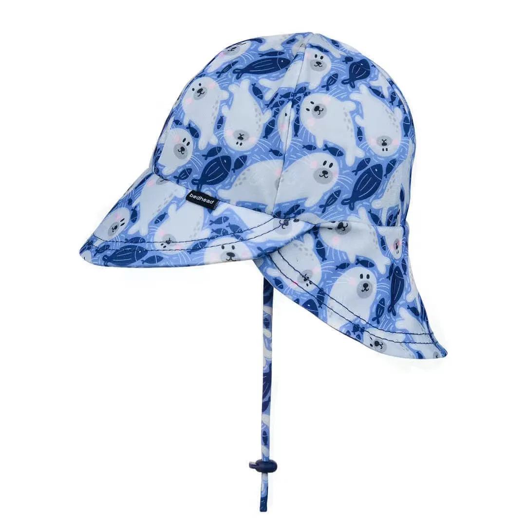 Bedhead Kids Beach Legionnaire Sun Hat - Seal