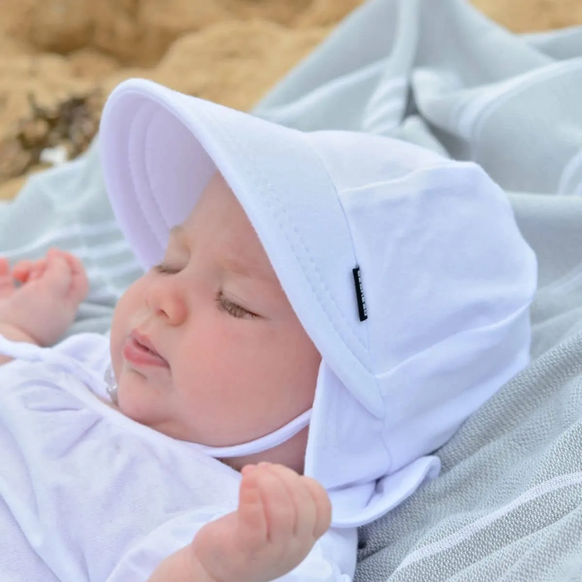 Bedhead Legionnaire Hat with Strap - White