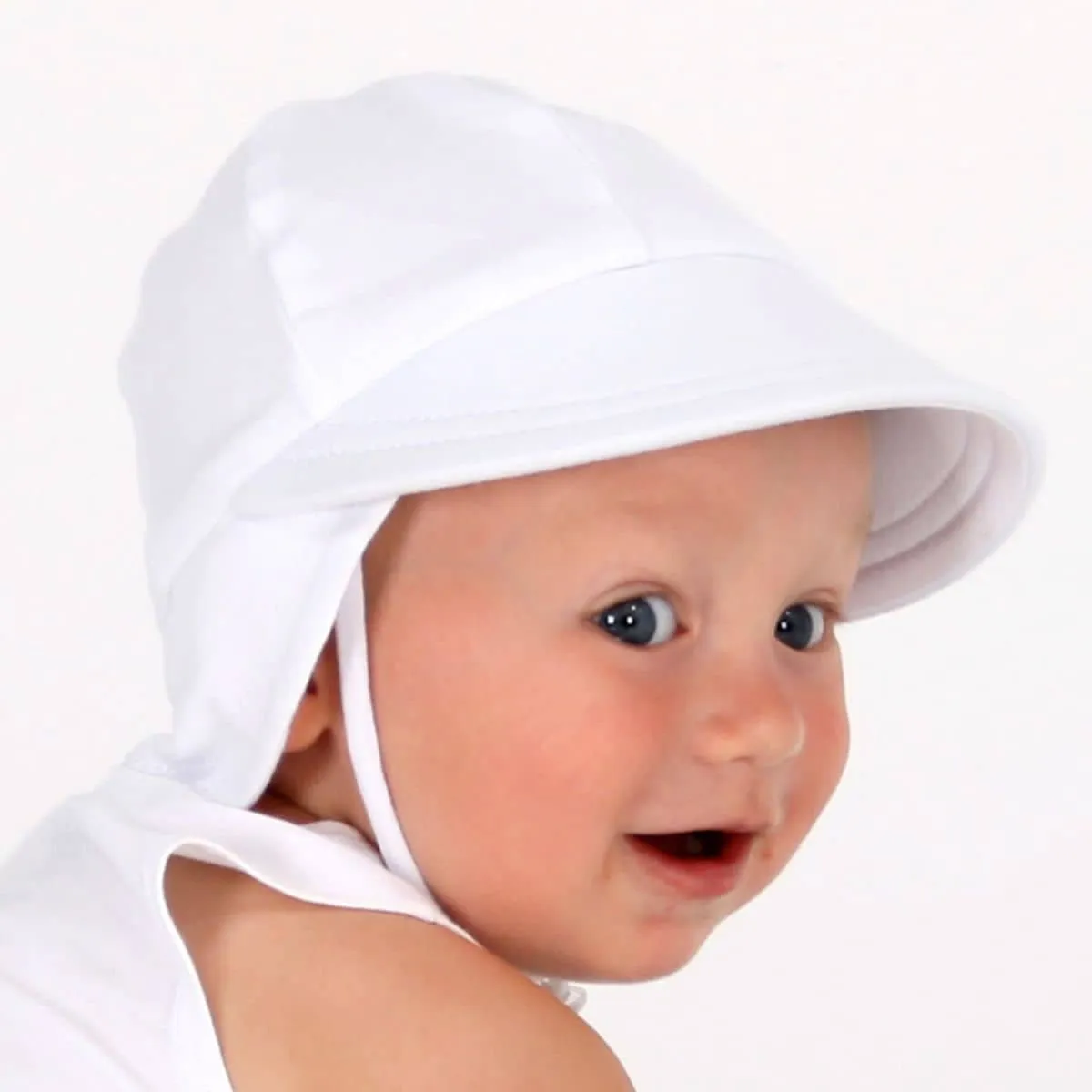 Bedhead Legionnaire Hat with Strap - White