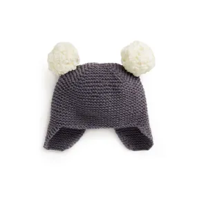 Bernat Knit Pom-a-thon Baby Hat