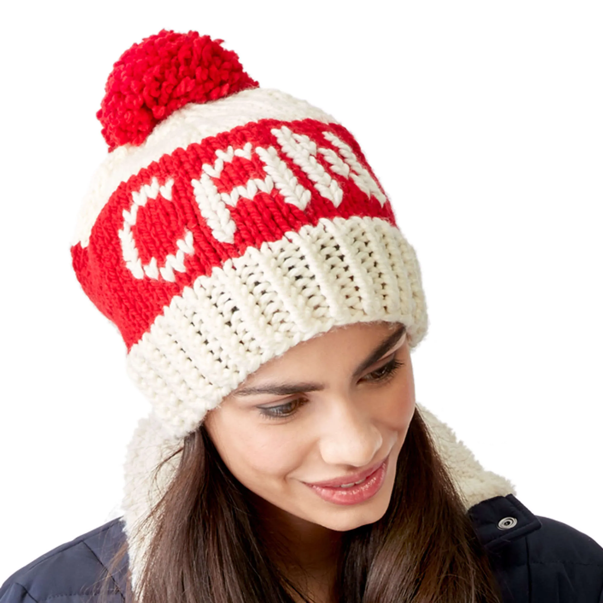 Bernat State Your Nation Knit Hat