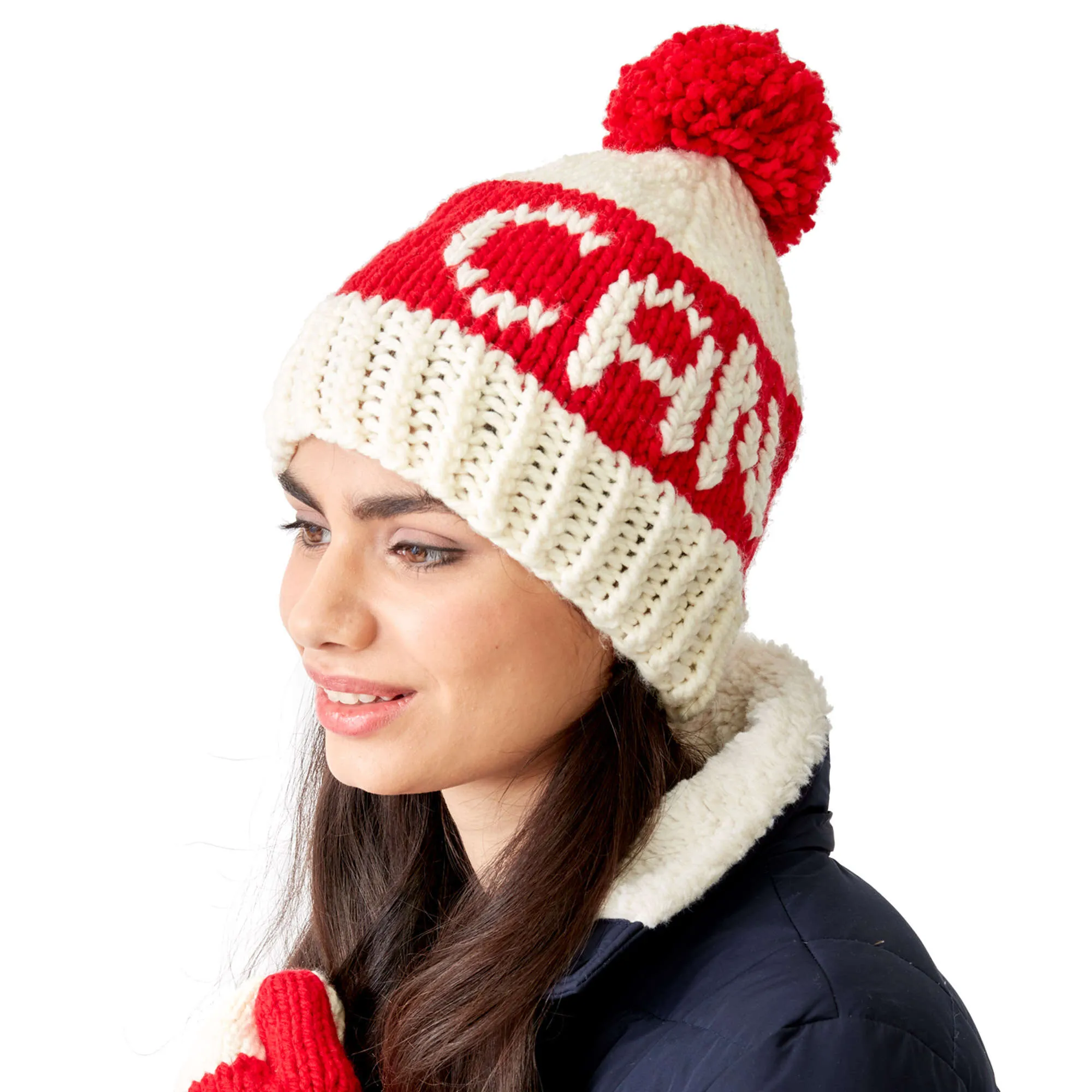 Bernat State Your Nation Knit Hat