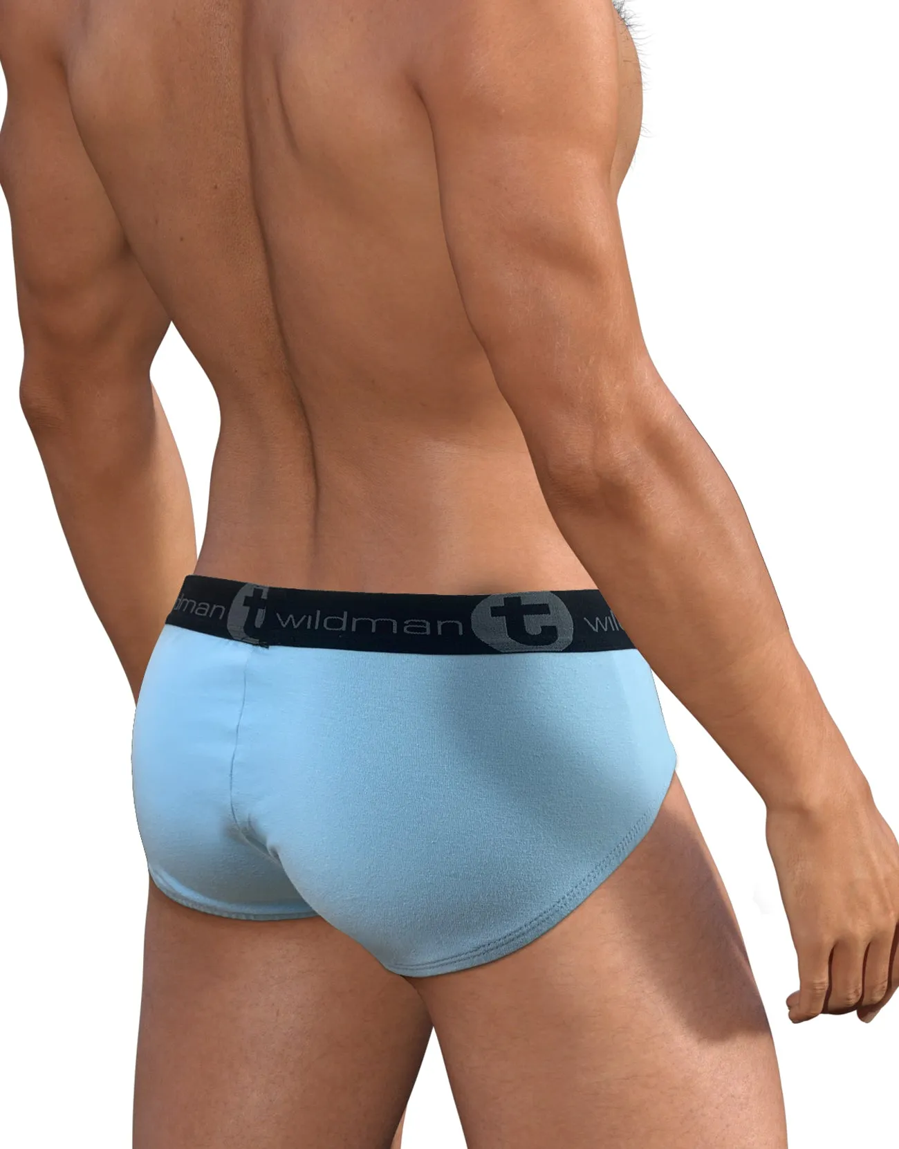 Big Boy Pouch Brief Light Blue