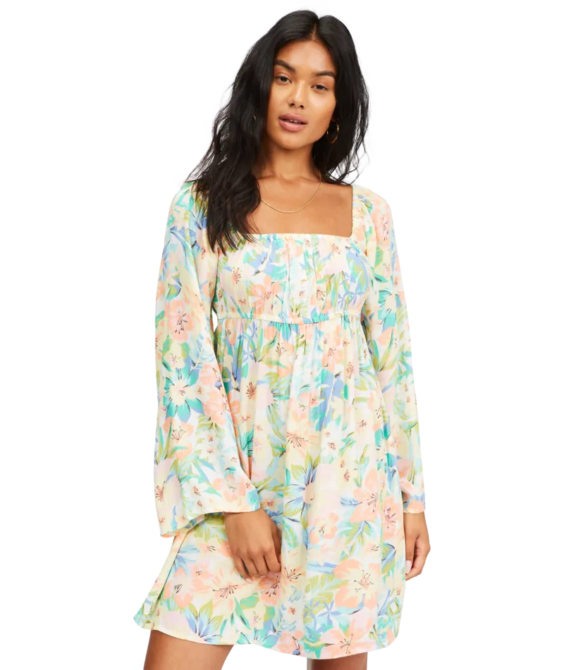 Billabong Tropic Dream Dress-White/Multi