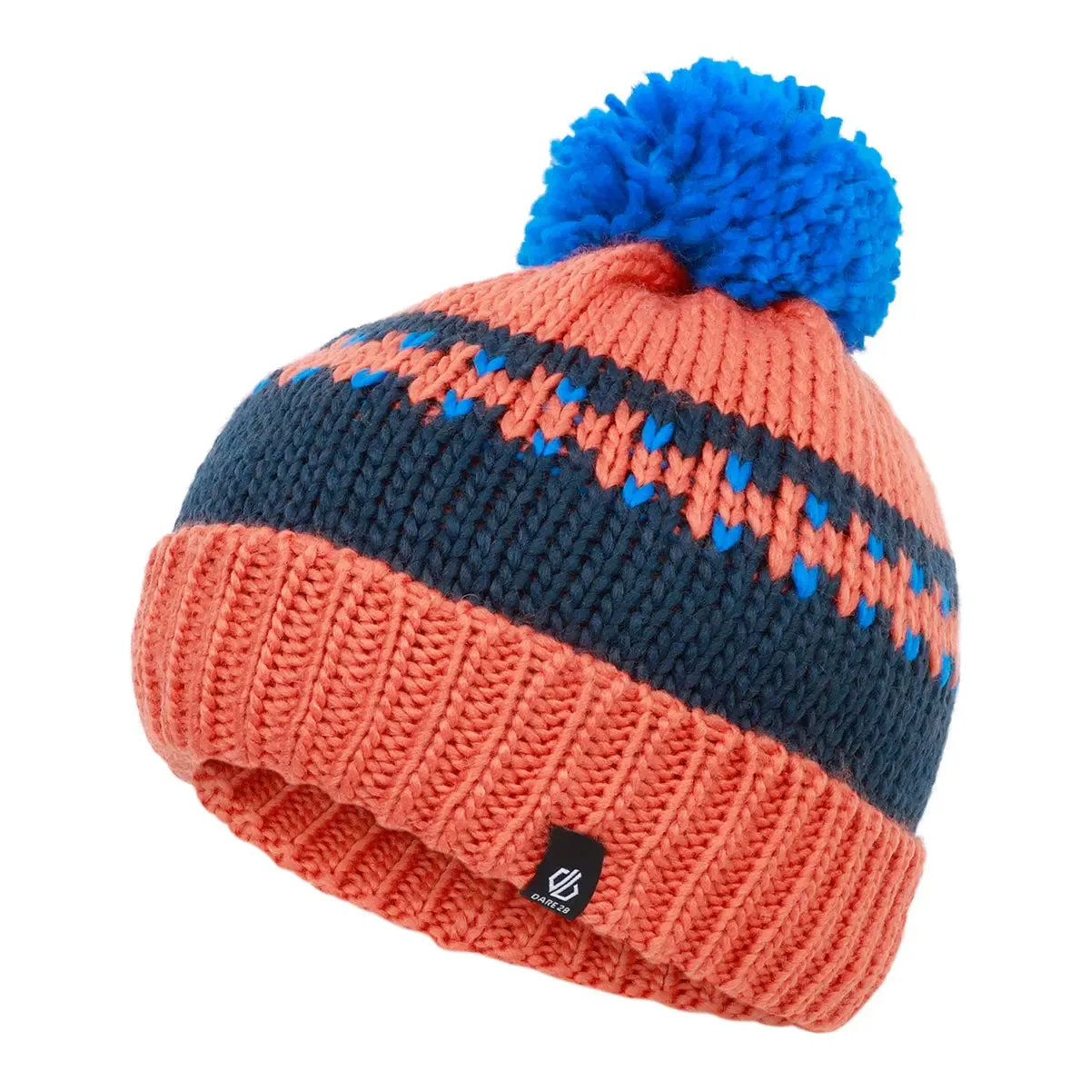 Boffin Bobble Hat - Orange Rust