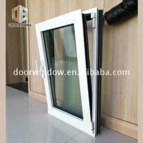 Boston 10mm tempered glass window 2 panels opening aluminum casement windowsby Doorwin on Alibaba