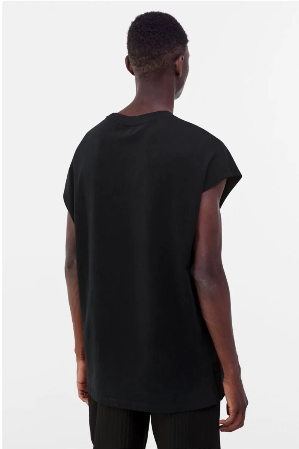 Boxy Fit Black T-Shirt