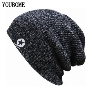 Brand Skullies Beanies Women Winter Hats For Men Knitted Hat Men Famale Beany Gorro Warm Bonnet Touca Male Winter Beanie Hat Cap