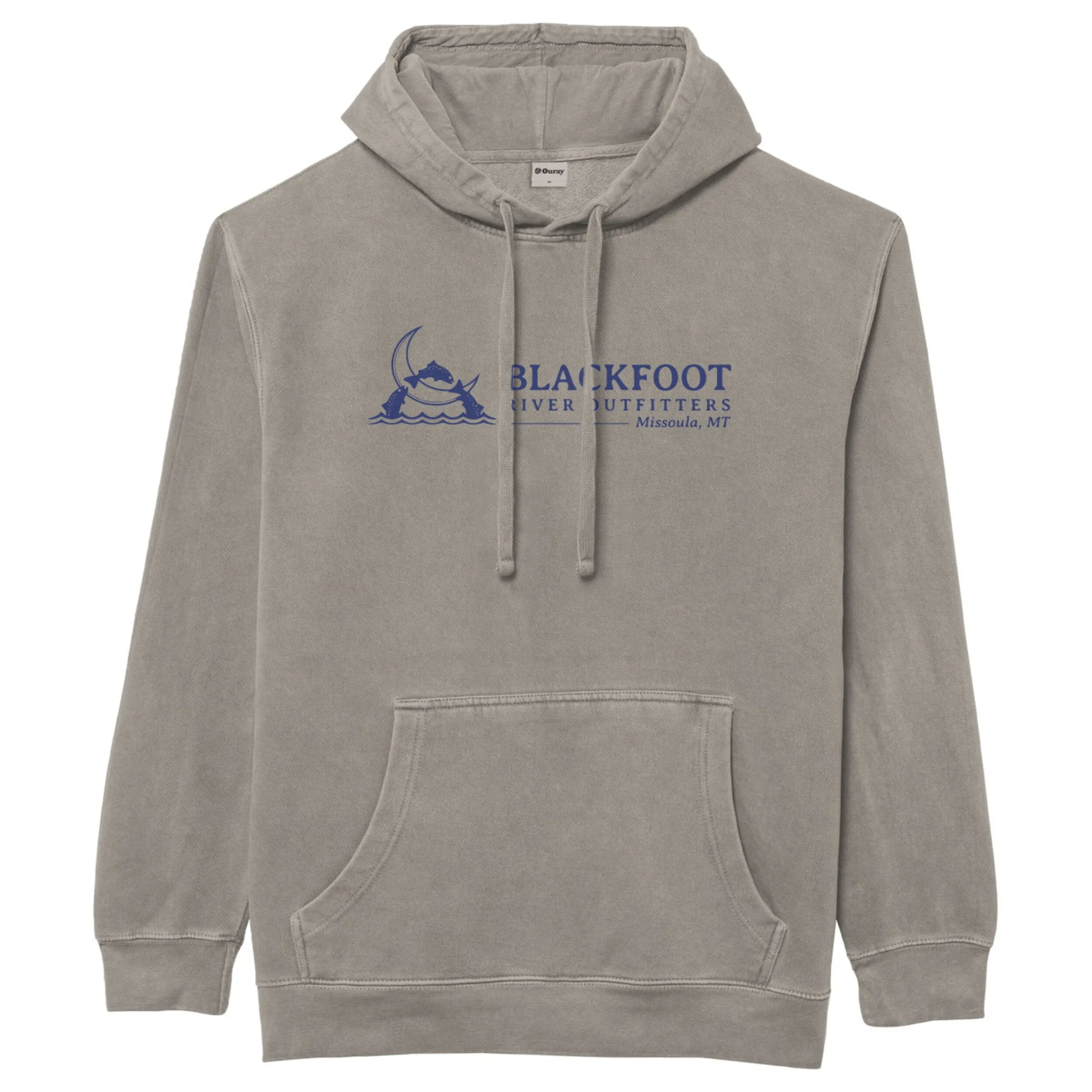 BRO Logo Leaping Trout Hoodie