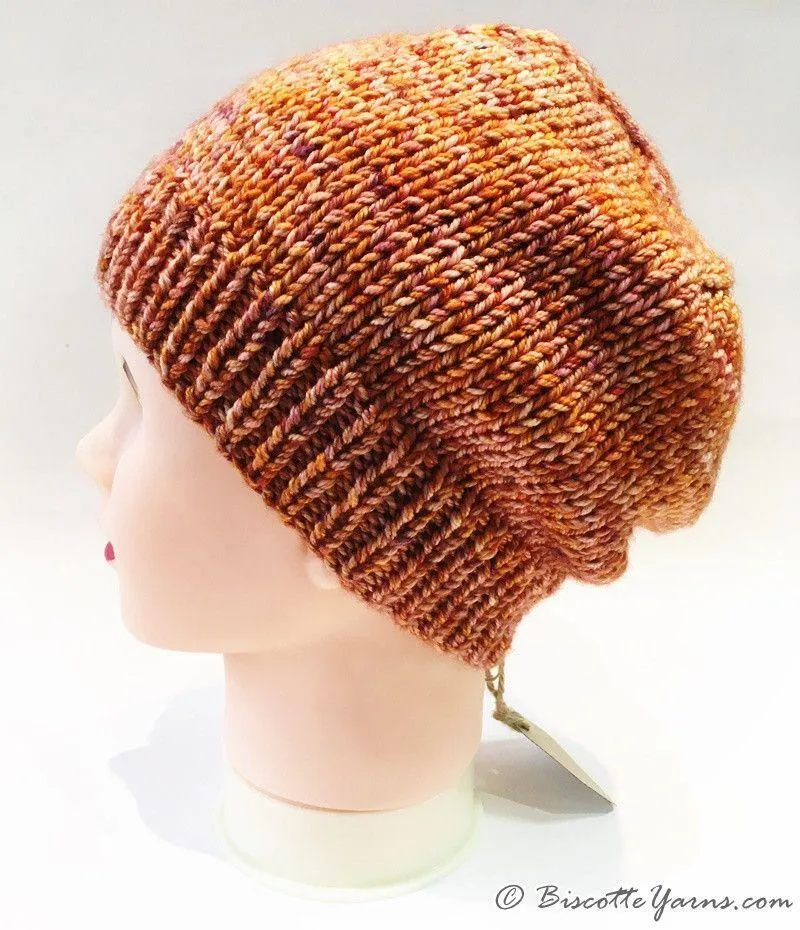 Camille's hat pattern with DK Pure yarn