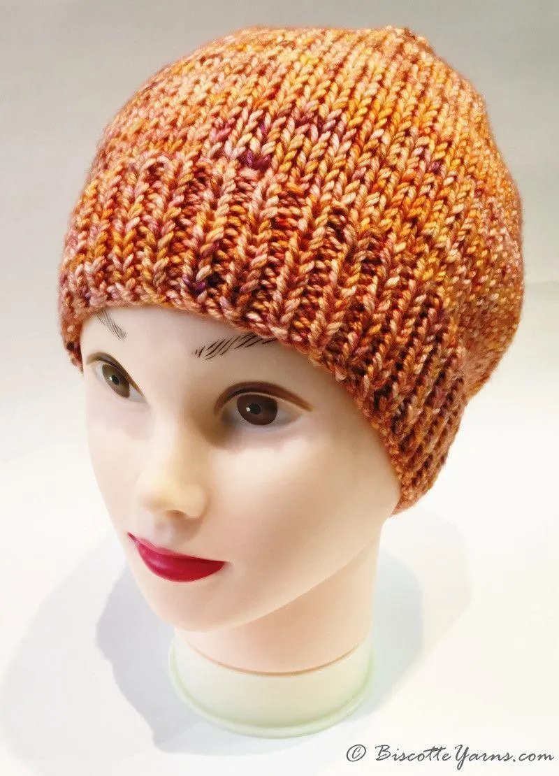 Camille's hat pattern with DK Pure yarn