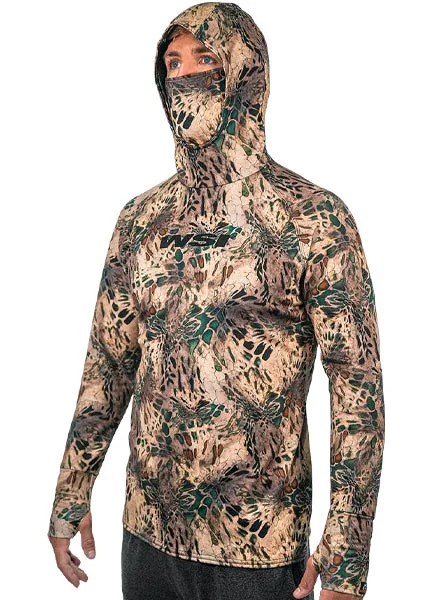 Camo ProWikmax™ Built In  HEATR® Hooded Shirt