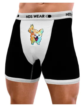 Cartoon Pomeranian Mens Boxer Brief Underwear