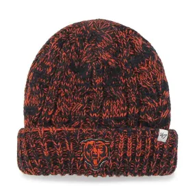 Chicago Bears 47 Brand Women Orange Navy Prima Cuff Knit Beanie Hat Cap