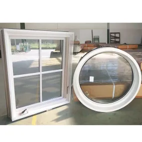 China Factory Seller round aluminium windows resistant window with safety glass