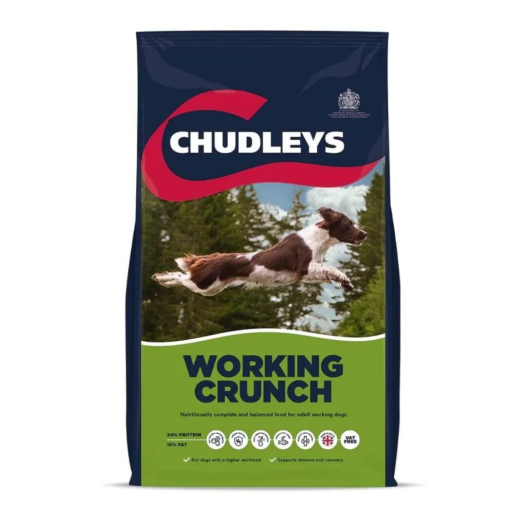 Chudleys Working Crunch Adult Dry Dog Food 14kg