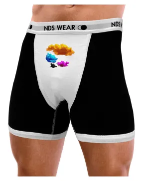 CMYK Clouds Mens Boxer Brief Underwear