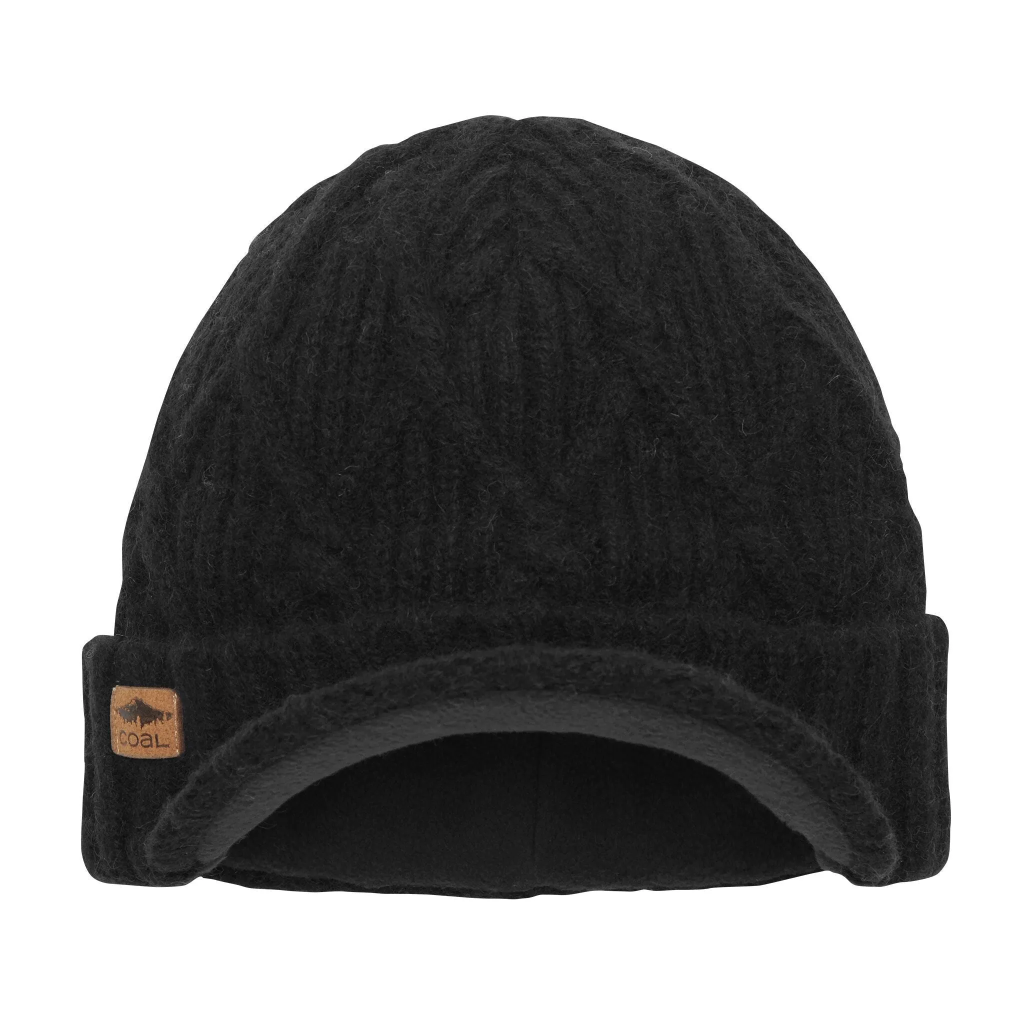 Coal Yukon Brim Heritage Knit Wool Beanie Hat