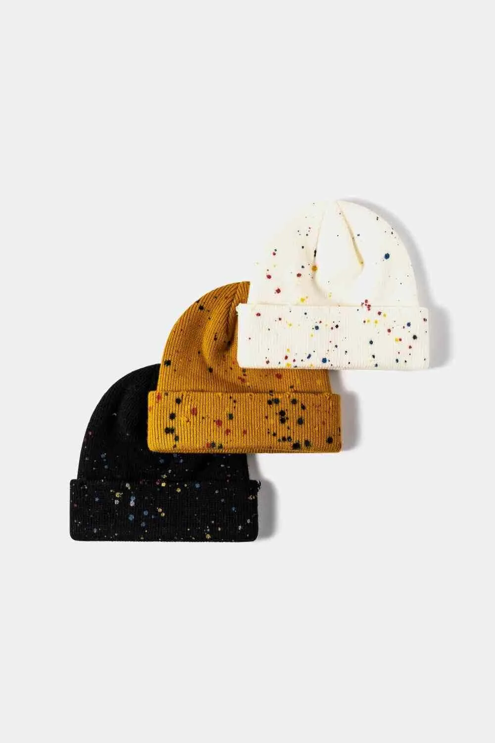 Confetti Rib-Knit Beanie - Stylish & Cozy Winter Hat