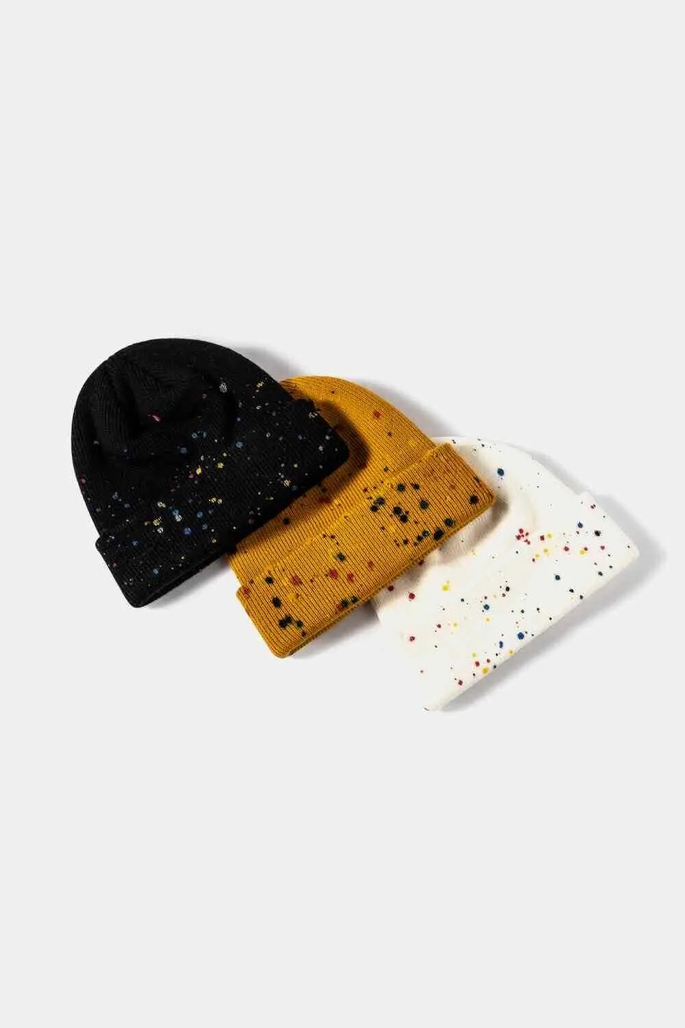 Confetti Rib-Knit Beanie - Stylish & Cozy Winter Hat